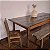 Mesa de Jantar Antiga em Madeira Maciça, Séc. XX - 86x216cm (L x C) - Imagem 1