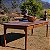 Mesa Rústica de Madeira, 2 Gavetas, Séc. XX - 95x279cm (L x C) - Imagem 1