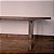 Mesa de Jantar Cavalete em Madeira Rústica, Séc. XX - 86x287cm (L x C) - Imagem 5