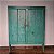 Armário Rústico Policromado Verde e Azul, Séc XIX - 160x33x202cm - Imagem 2