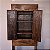 Armário Rústico 2 Portas em Madeira Maciça, Séc. XVIII - 82x34x185cm - Imagem 15