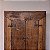 Armário Rústico 2 Portas em Madeira Maciça, Séc. XVIII - 82x34x185cm - Imagem 6