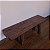 Banco Rústico com Design Orgânico, Séc. XX - 140x40cm - Imagem 2