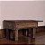 Banquinho Rústico de Apoio, Madeira Maciça, Séc. XX - 56x27cm - Imagem 5
