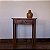 Mesa de Apoio Pés Retos e Gaveta, Anos 50 - 73x44cm (L x C) - Imagem 1