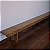Par de Banco de Madeira com Pés Curvados - 390x23x452cm - Imagem 3