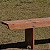 Par de Banco de Madeira com Pés Curvados - 390x23x452cm - Imagem 8