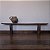 Banco Rústico de Madeira Escura, Anos 50 - 181x22x44cm - Imagem 1