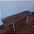 Banco de Madeira Antigo - Brasil, Início do Século XX - 125x26x45cm - Imagem 5