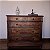 Cômoda com Gavetas em Relevo e Pés Torneados, Anos 50 - 116x58x109cm - Imagem 1