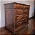 Cômoda com Gavetas em Relevo e Pés Torneados, Anos 50 - 116x58x109cm - Imagem 3
