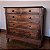 Cômoda com Gavetas em Relevo e Pés Torneados, Anos 50 - 116x58x109cm - Imagem 11