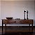 Mesa de Encostar com Gaveta, Século XIX - 223x73x74cm - Imagem 1