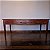 Mesa de Apoio Antiga com Pátina Vermelha, Final Séc. XIX - 180x81x79cm - Imagem 4