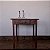 Mesa de Apoio Rústica com Gaveta, Década de 70 - 59x42x63cm - Imagem 1