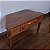 Mesa Lateral Trapezoidal com Gaveta e Prateleira - 100x44x57cm - Imagem 2