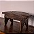 Banqueta de Antigas Casas de Farinha, 1900s - 60x26x29cm - Imagem 3