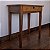 Mesa de Apoio em Madeira Maciça com Gaveta, Início Séc.XX - 72x44x81cm - Imagem 7