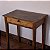 Mesa de Apoio em Madeira Maciça com Gaveta, Início Séc.XX - 72x44x81cm - Imagem 9