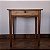 Mesa de Apoio em Madeira Maciça com Gaveta, Início Séc.XX - 72x44x81cm - Imagem 4