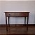 Mesa de apoio Antiga em Madeira Escura com Gaveta - 98x54x79cm - Imagem 3