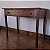 Mesa de apoio Antiga em Madeira Escura com Gaveta - 98x54x79cm - Imagem 9
