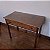 Mesa de apoio Antiga em Madeira Escura com Gaveta - 98x54x79cm - Imagem 7