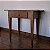Mesa de Apoio Antiga com Pés Afilados e Gaveta, Séc. XIX - 96x53x91cm - Imagem 13