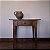 Mesa de Apoio Antiga com Pés Afilados e Gaveta, Séc. XIX - 96x53x91cm - Imagem 1
