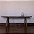 Banco Rural com Pés Inclinados, Início do Séc. XX - 118x24x43cm - Imagem 1