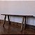Banco Rural com Pés Inclinados, Início do Séc. XX - 118x24x43cm - Imagem 8