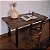 Mesa Cavalete para Escritório, Início Séc. XX - 150x76x79cm (LxPxA) - Imagem 1