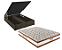 Conjunto Baú Queen (Colchão Ortomax D45 Biflex + Base Baú Trad. 46cm) - Imagem 1