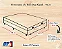 Conjunto Baú Casal (Colchão Premium Gel Pocket Castor + Base Baú Trad. 46cm) - Imagem 5