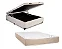 Conjunto Baú Casal (Colchão Revolution Tecnopedic NEW One Face Castor + Base Baú DF Premium Trad. 46cm) - Imagem 1