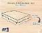 Conjunto Box Casal (Colchão Revolution Tecnopedic NEW One Face Castor + Base Box DF Premium) - Imagem 4