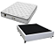 Conjunto Box Casal (Colchão Milano Gel Minaspuma + Base Box) - Imagem 1
