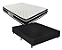 Conjunto Box Casal (Colchão Black White Double Face D33 Castor + Base Box) - Imagem 1