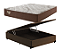 Conjunto Baú Casal (Colchão Relax Adorabile Ecoflex + Base Baú Econ. 36cm) - Imagem 1