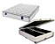 Conjunto Baú King (Colchão Classic Gel Americanflex + Base Baú Trad. 46cm) - Imagem 1
