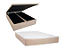 Conjunto Baú Queen (Colchão Revolution Tecnopedic NEW One Face Castor + Base Baú Econ. 36cm) - Imagem 1