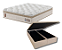 Conjunto Baú Queen (Colchão Allure Pocket Solar + Base Baú Econ. 36cm) - Imagem 1