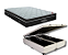 Conjunto Baú King (Colchão Elegant Superpocket Ortobom + Base Baú Econ. 36cm) - Imagem 2