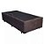 Cama Box Baú Solteirão AColchoes Suede Marrom 41x96x203 - Imagem 3