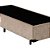 Cama Box Blindado Solteirão AColchoes Suede Bege 40x96x203 - Imagem 2