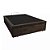 Cama Box Baú Blindado Casal AColchoes Suede Marrom 41x138x188 - Imagem 2