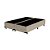 Cama Box Blindado Queen Bipartido AColchoes Suede Bege 40x158x198 - Imagem 1