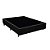 Cama Box Blindado Casal AColchoes Sintético Preto 40x138x188 - Imagem 1