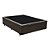 Cama Box Baú Viúva AColchoes Sintético Marrom 41x128x188 - Imagem 2