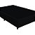 Cama Box Viúva AColchoes Suede Preto 40x128x188 - Imagem 3